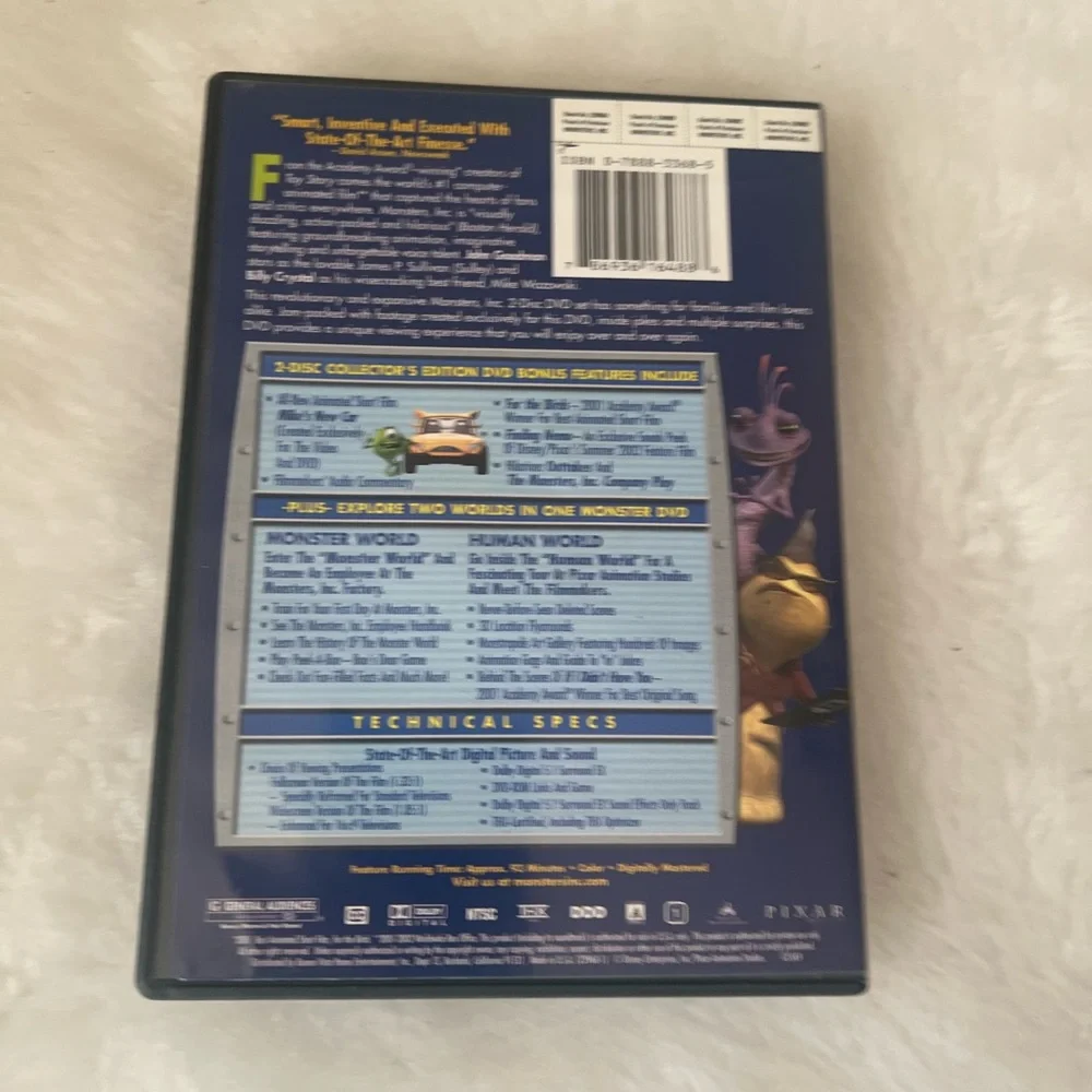 Disney DVD Collection: Peter Pan, Finding Nemo, Monsters, Inc. - Multicolor